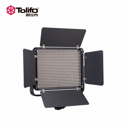 Tolifo圖立方PT-1000B魅影LED攝像補光燈雙調光60W